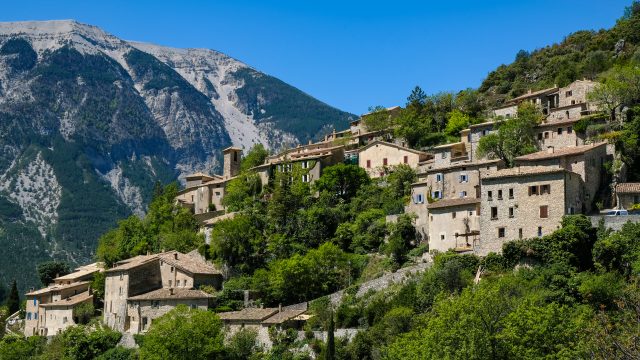 Village of Brantes in the Toulourenc valley