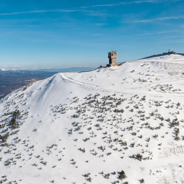 Ventoux Schnee