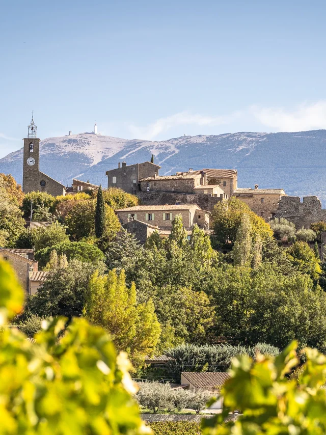 Village of Faucon in Autumn