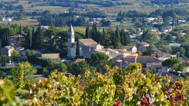 Village de Roaix en Automne