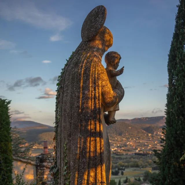 Village de Rasteau en Automne