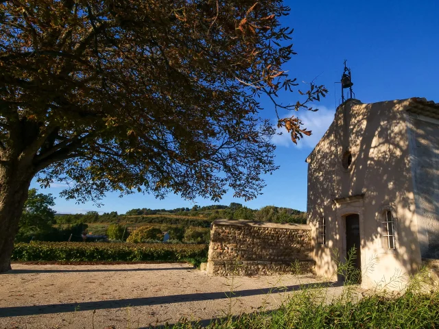 Village of Villedieu in Autumn