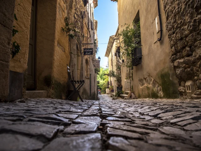 Village of Seguret in Autumn
