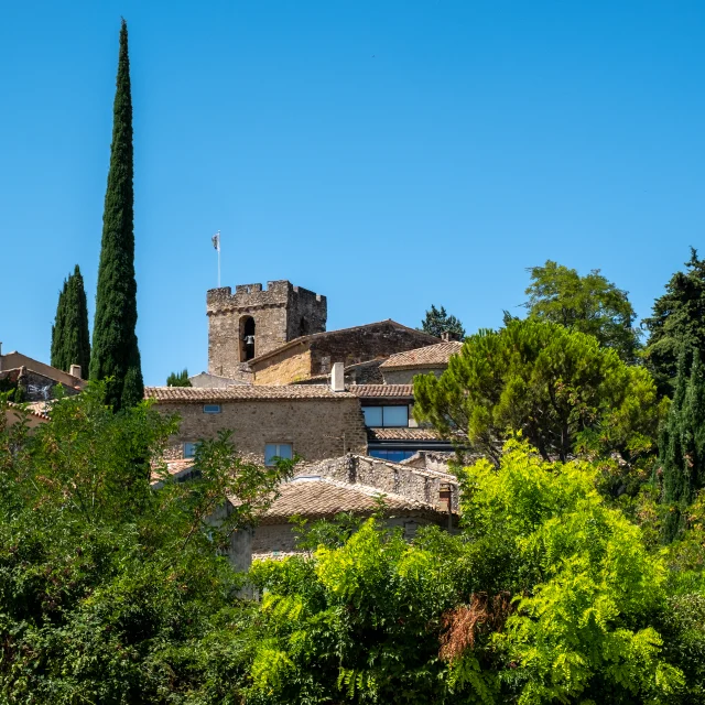 Vue sur le village de Villedieu