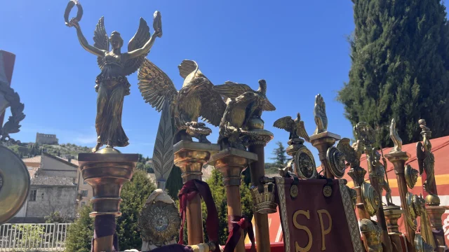 Römisches Hundertjahrfeier-Lager in Vaison-la-Romaine