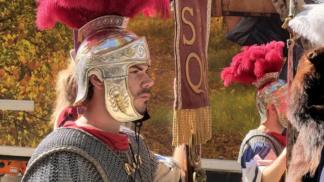 Römische Parade Hundertjahrfeier Vaison-la-Romaine