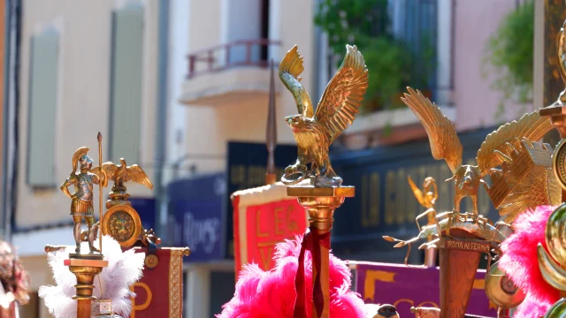 Römische Parade Hundertjahrfeier Vaison-la-Romaine